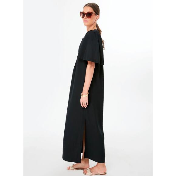 TUCKERNUCK Pomander Place Black Finley Flutter Sleeve Maxi Dress NWT Size XXS - Picture 3 of 9